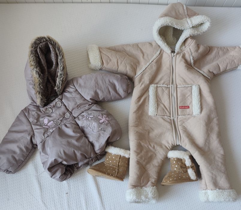 Zestaw dla dziewczynki 68,, kombinezon, kurtka,buciki