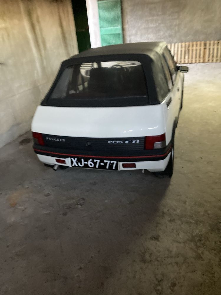 Peugeot 205 cti 1,6 i cabrio capota eletrica classico 1991