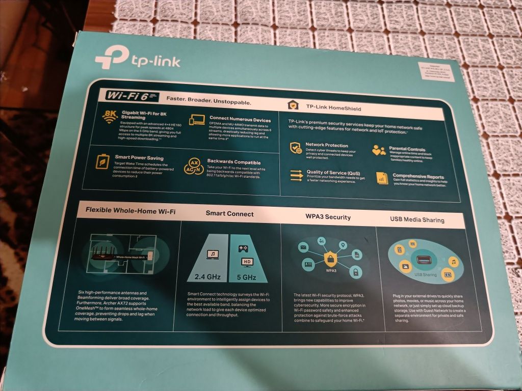 Router TP-LINK ax72
