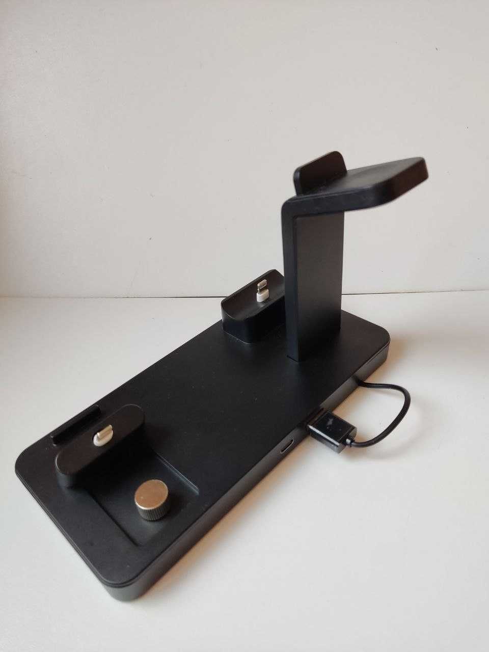 Бездротова зарядна станція 3 в 1 YoFeW YFW-C003 USB для iPhone