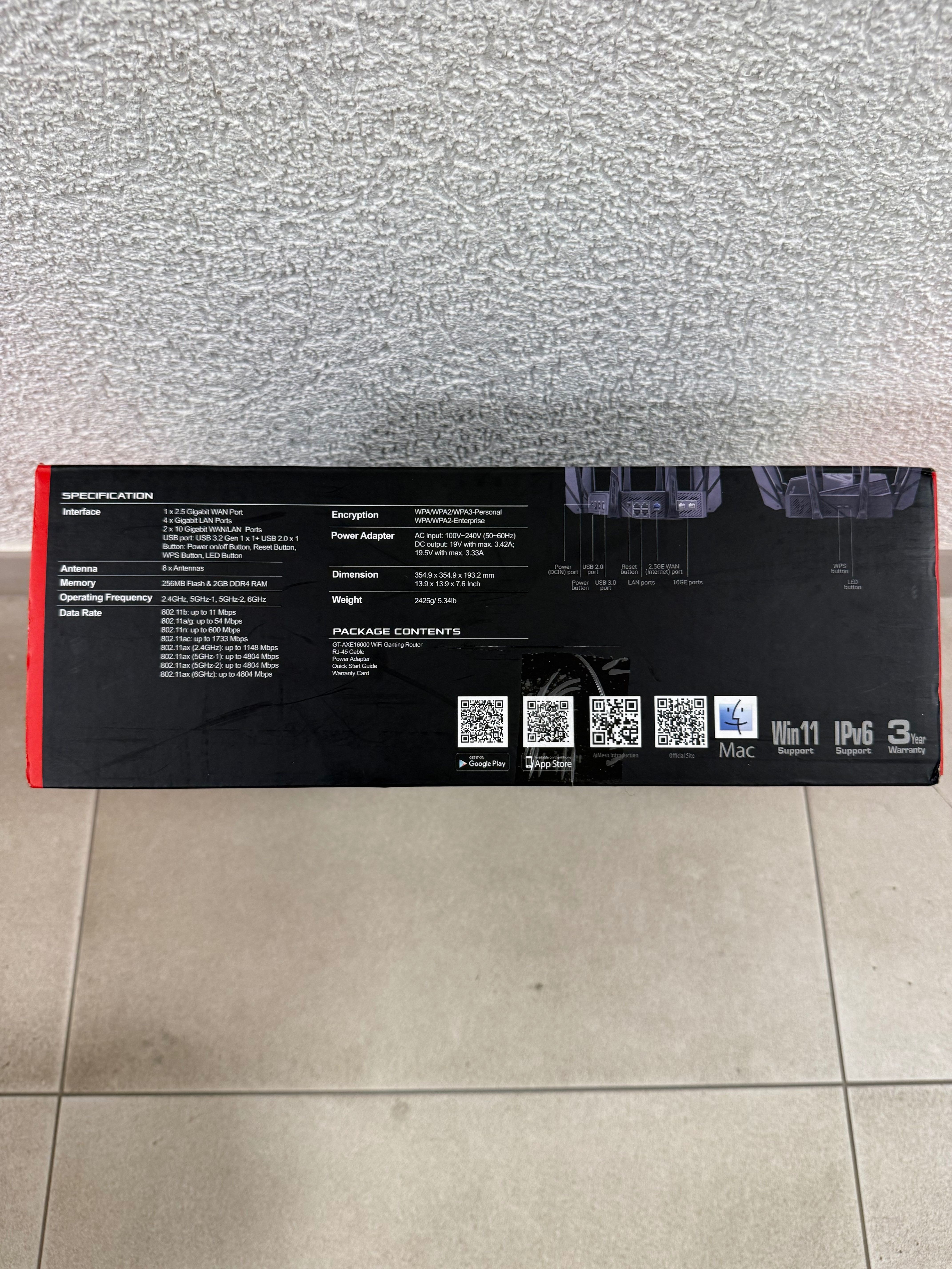Router ASUS ROG Rapture GT-AXE16000