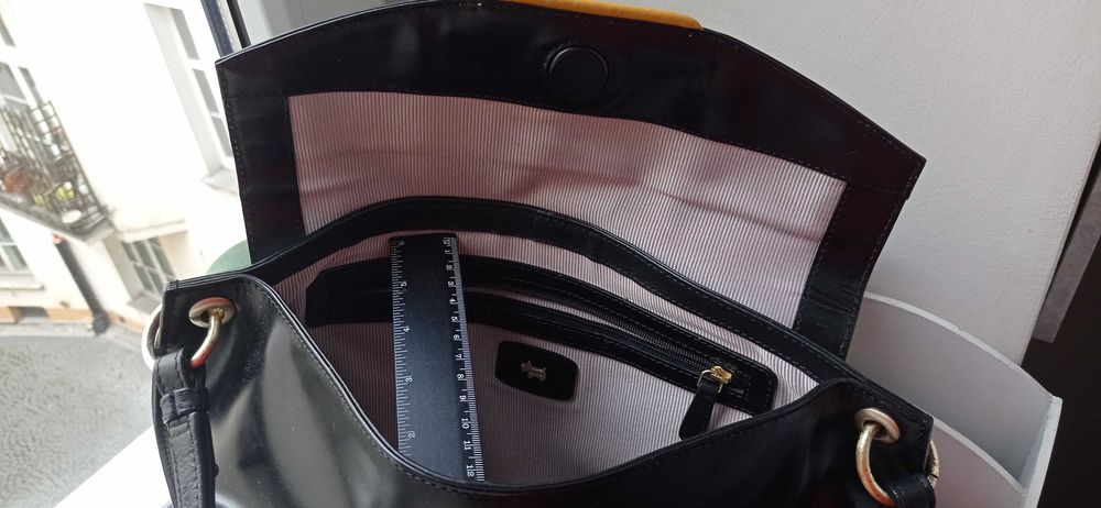 Torebka Damska Radley London Oryginalna Skórzana Czarna Nowa