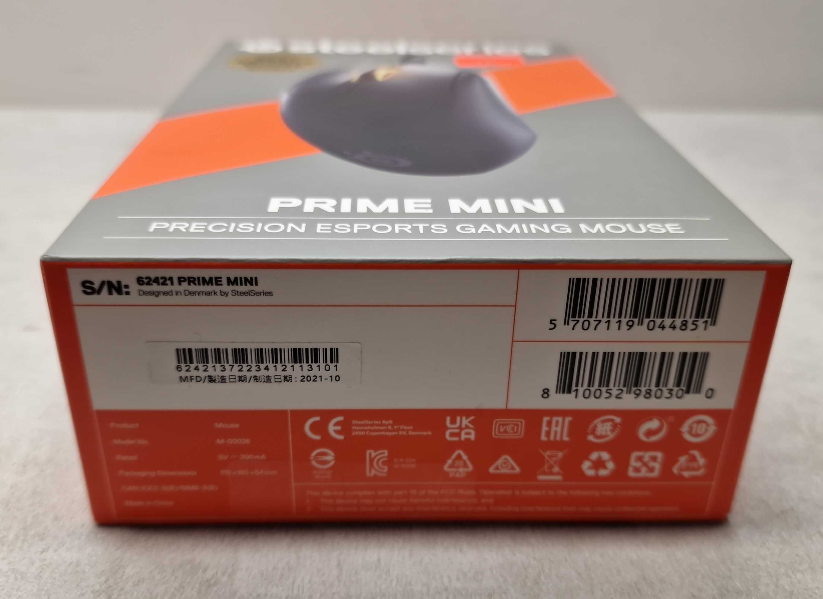 Myszka przewodowa Steelseries Prime Mini sensor optyczny
