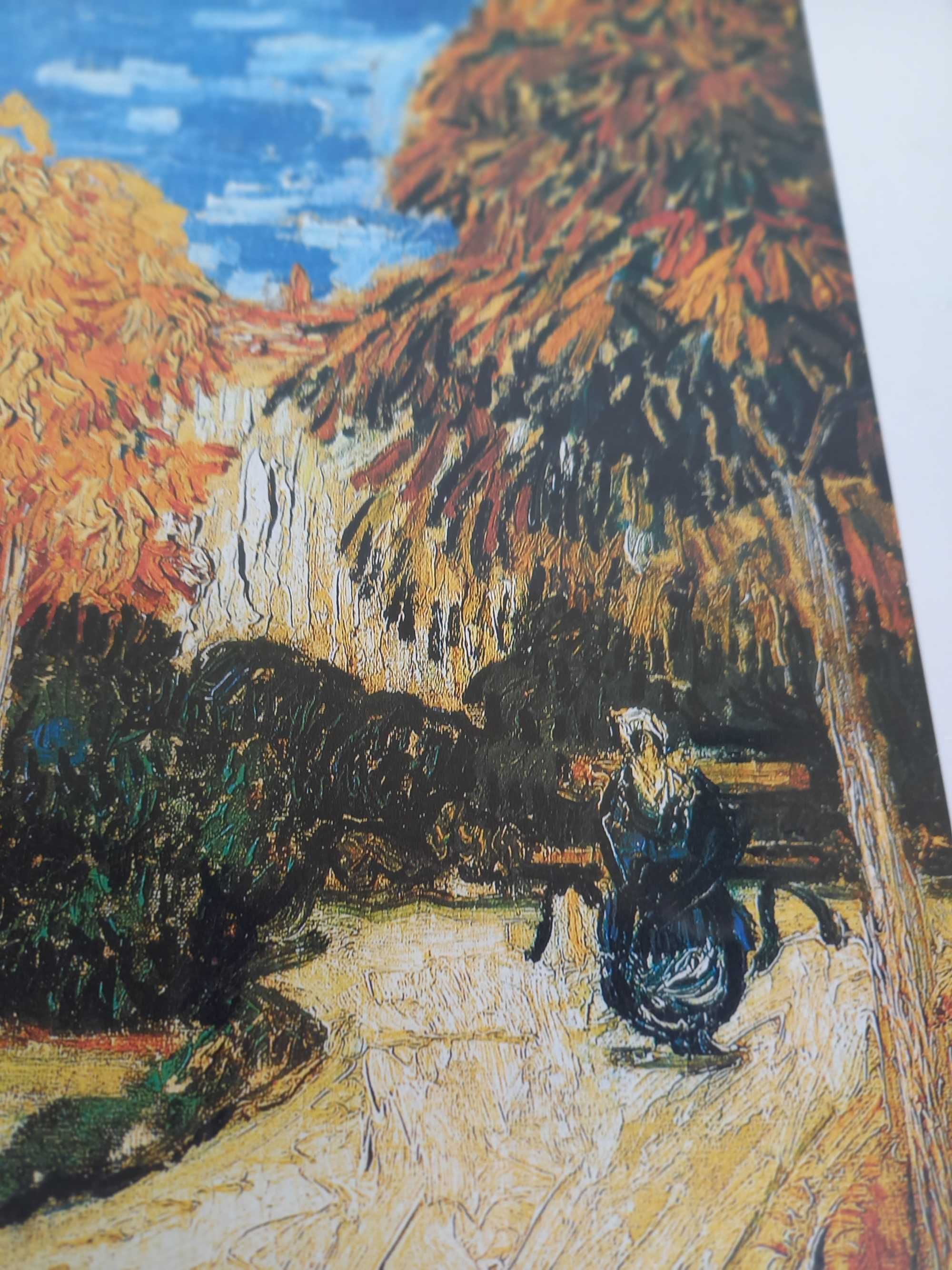 Vincent van Gogh obraz grafika drewniana rama 57x47cm komplet 2szt