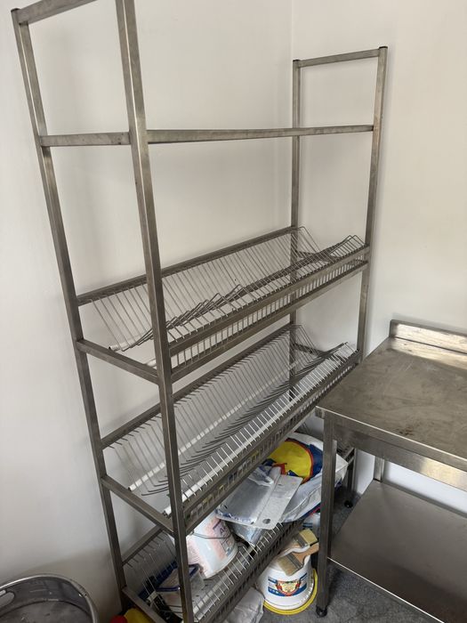 Стелаж для сушки посуду / нержавійка