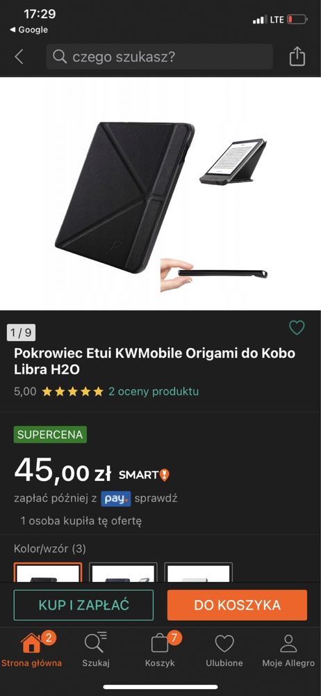 Etui kobo lekie