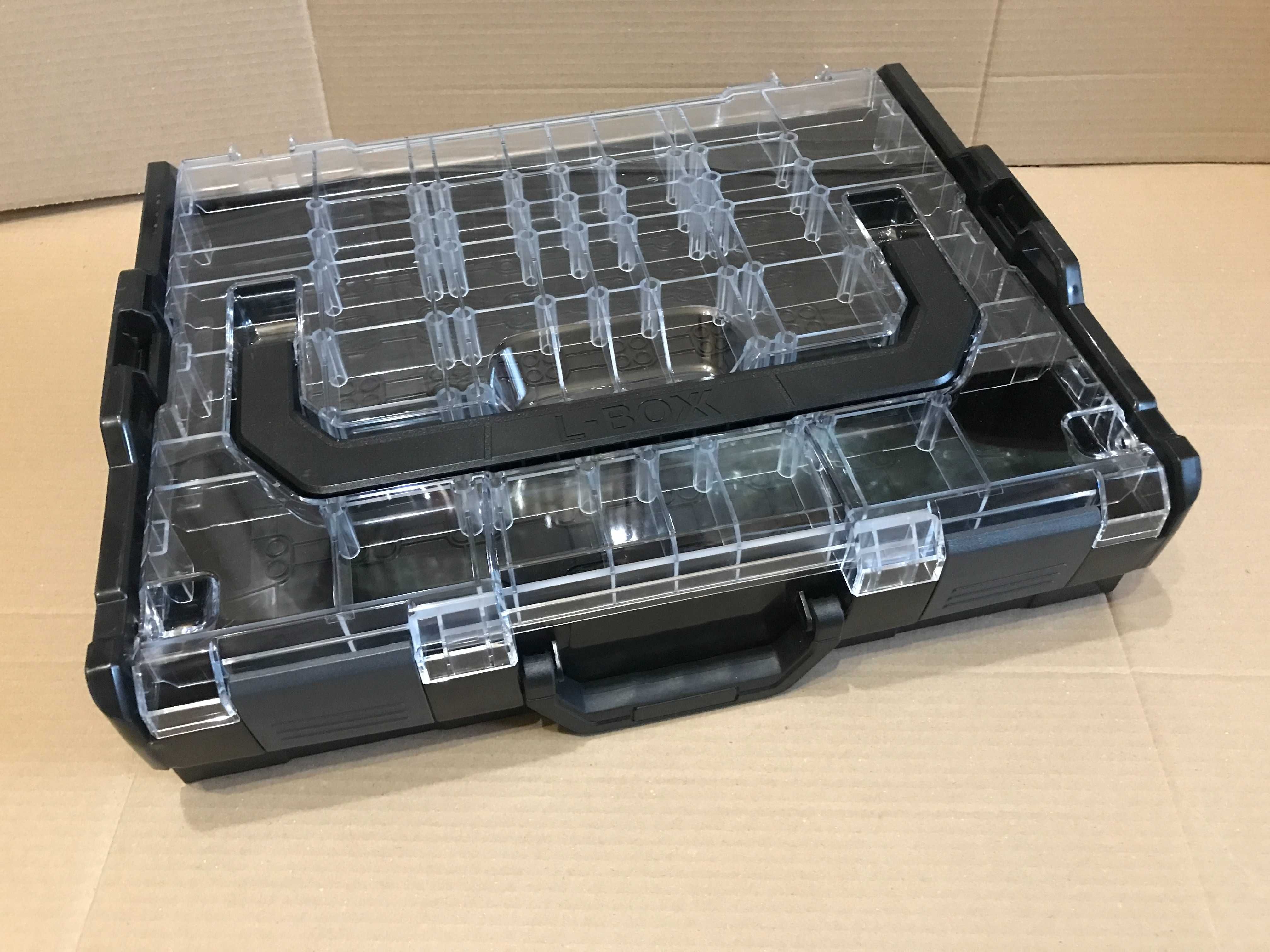 Кейс L-BOXX 102 с прозрачной крышкой, черный