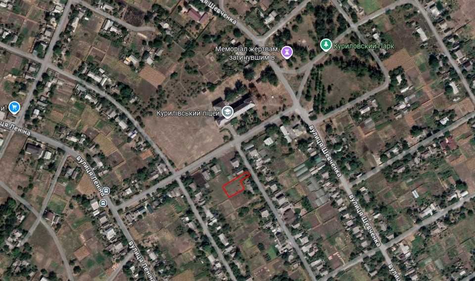 ПРОДАЖ земельної ділянки (Курилівка)