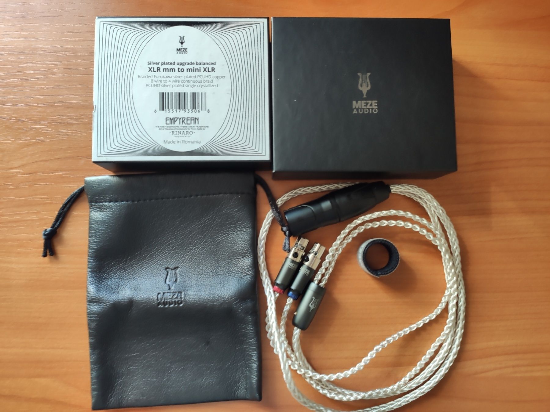 Кабель Silver Plated PCUHD minixlr to XLR для Meze Elite / Empyrean та