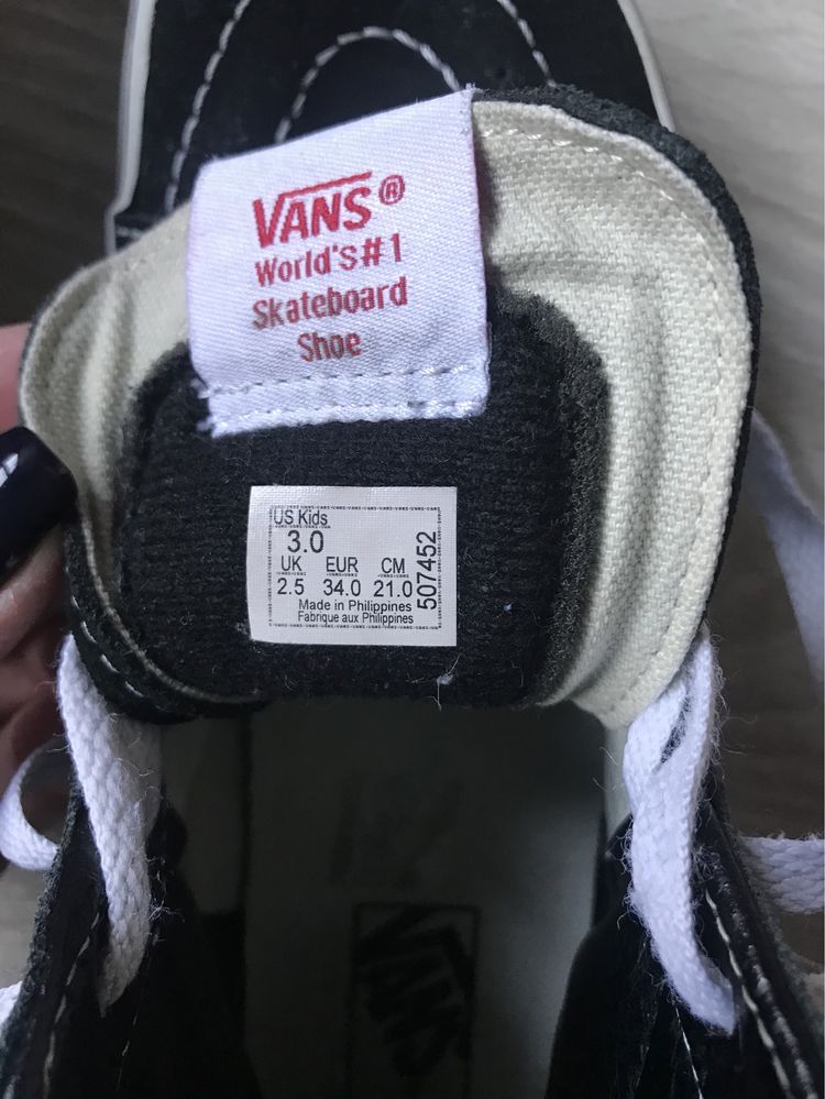Дитячі кеди кросівки Vans