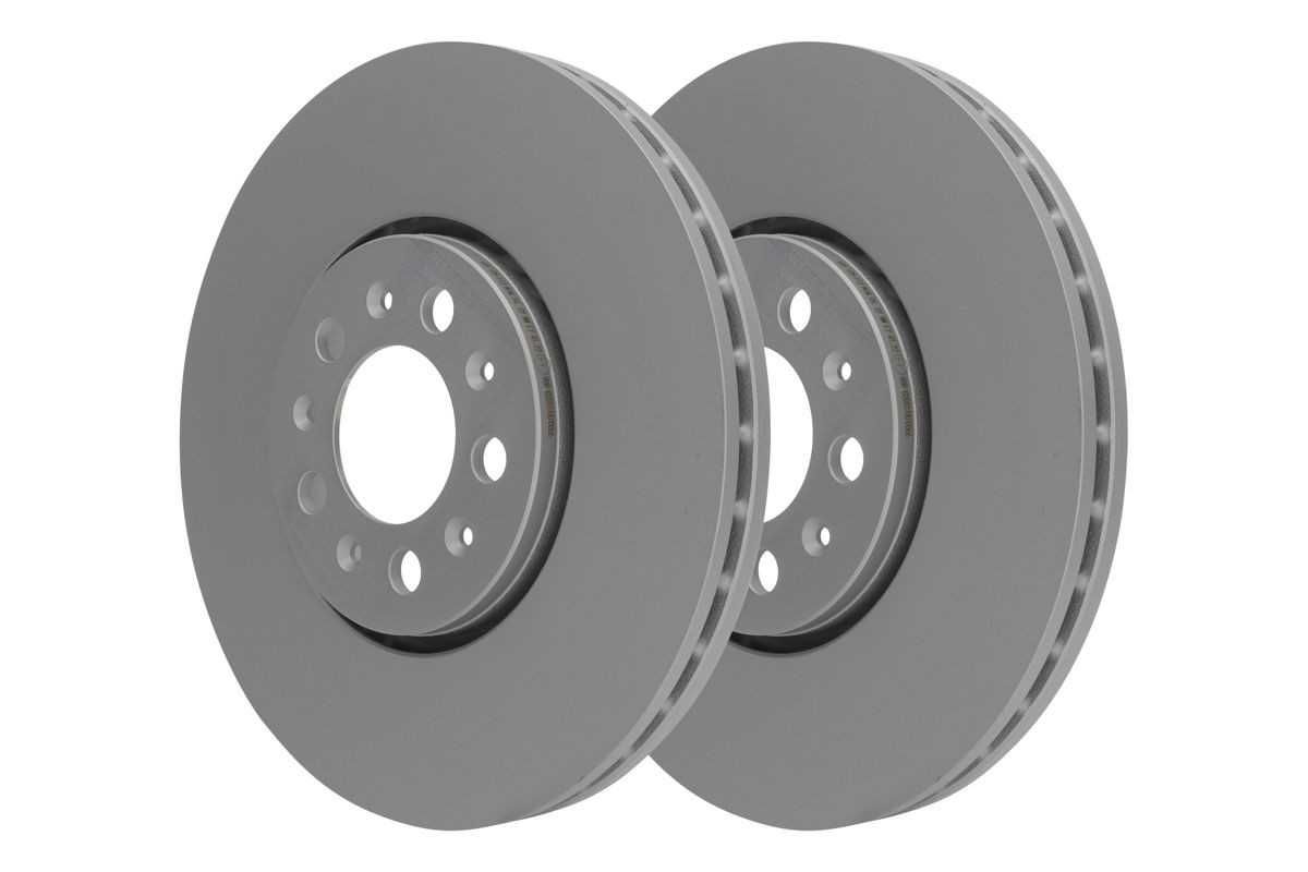 2 discos de travões da marca ATE, para Audi, VW, Seat, Skoda
