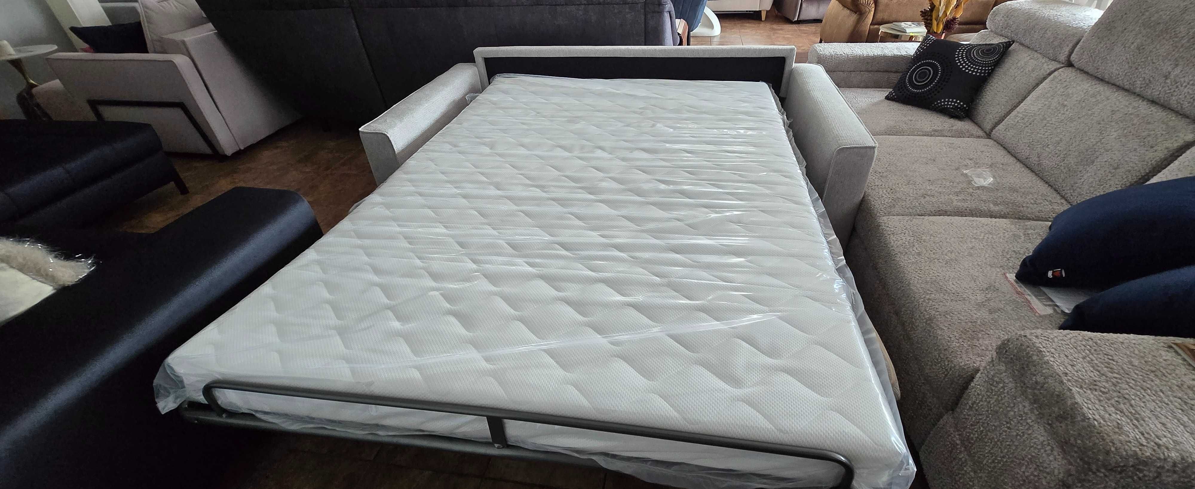 Sofa DELANTE spanie na materacu "stelaż włoski" SUPER cena