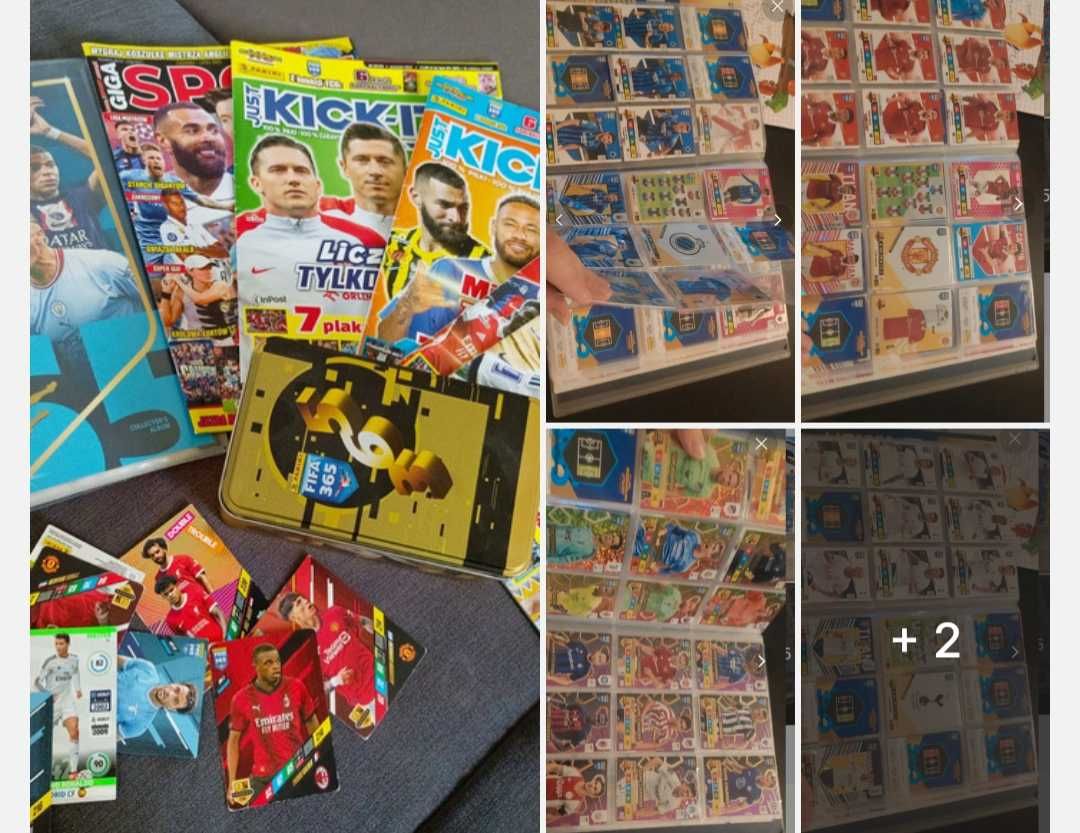 Album piłkarski karty limitowane FIFA 2023 puszka magazyny