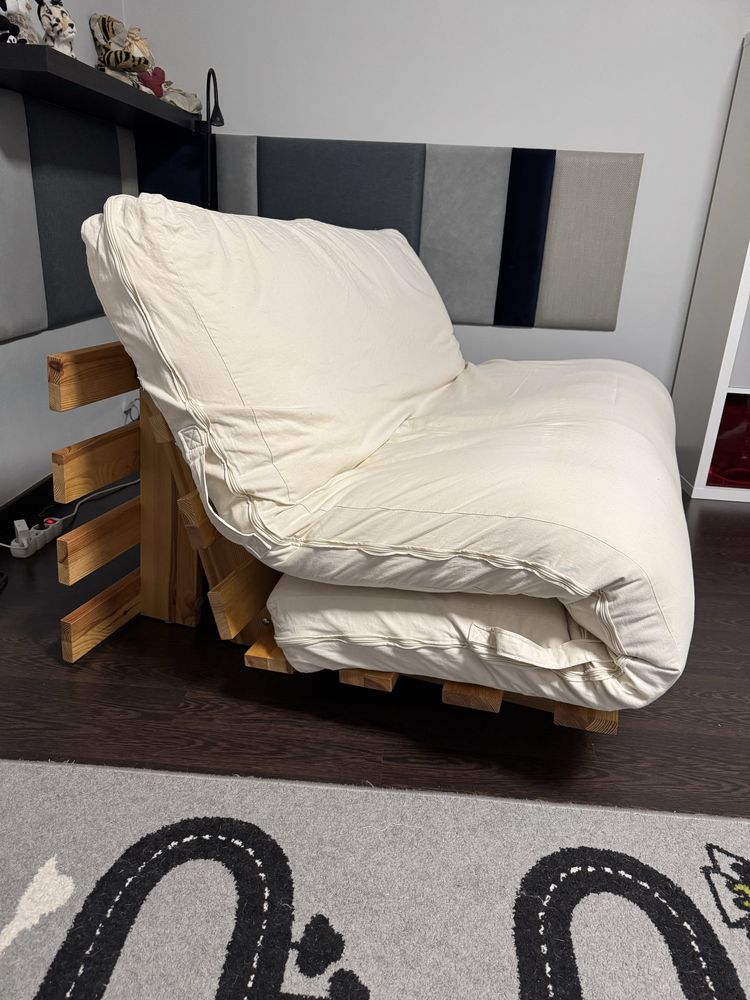 Łóżko - stelaż+materac Futon 140x200