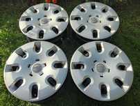 Felgi 15'' 5x100 + kołpaki ORYGINALNE Audi A1 A2 F-VAT