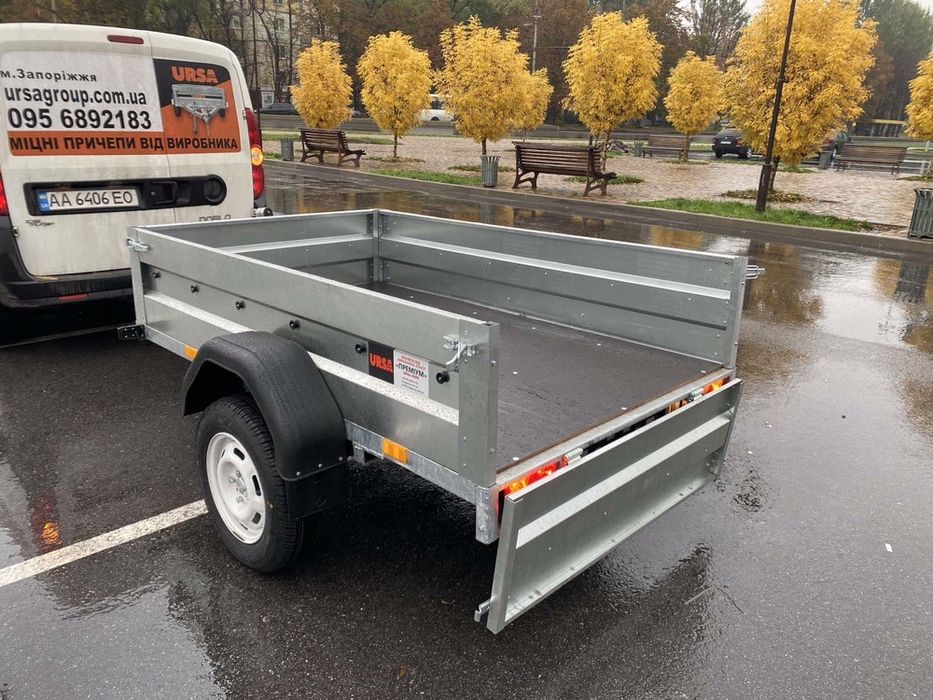 Оцинкованный усиленный, легковой, бортовой, прицеп