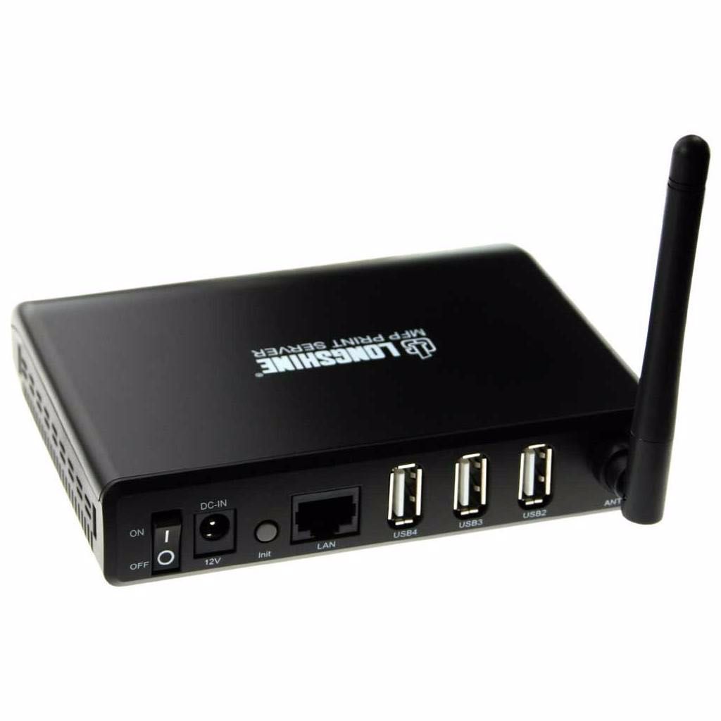 Servidor IP por USB - impressora, ipod, disco, NAS LAN WLAN