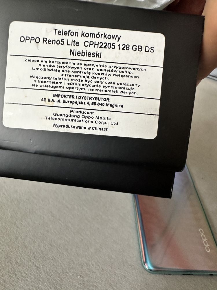 Oppo reno 5lite jak nowe stan bdb