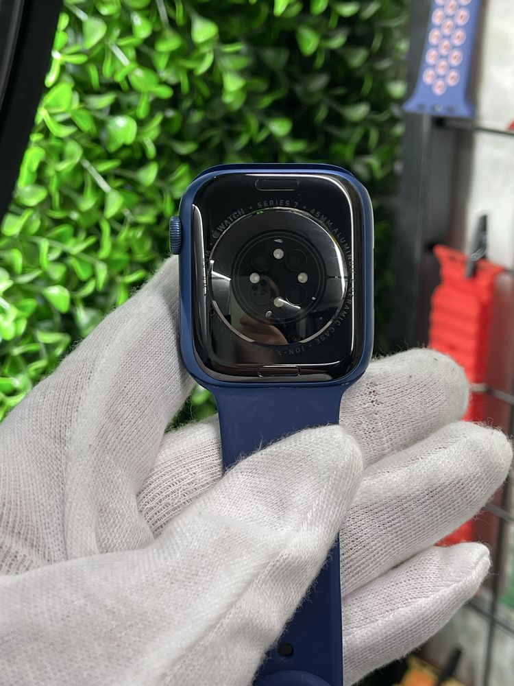 Apple Watch 7 45mm Blue Магазин, Гарантія, Вибір