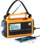 Портативне Аварійне радію повербанк ROCAM CR1009 Pro DAB Wind Up Radio