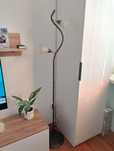 Lampa stojąca  dwa klosze
