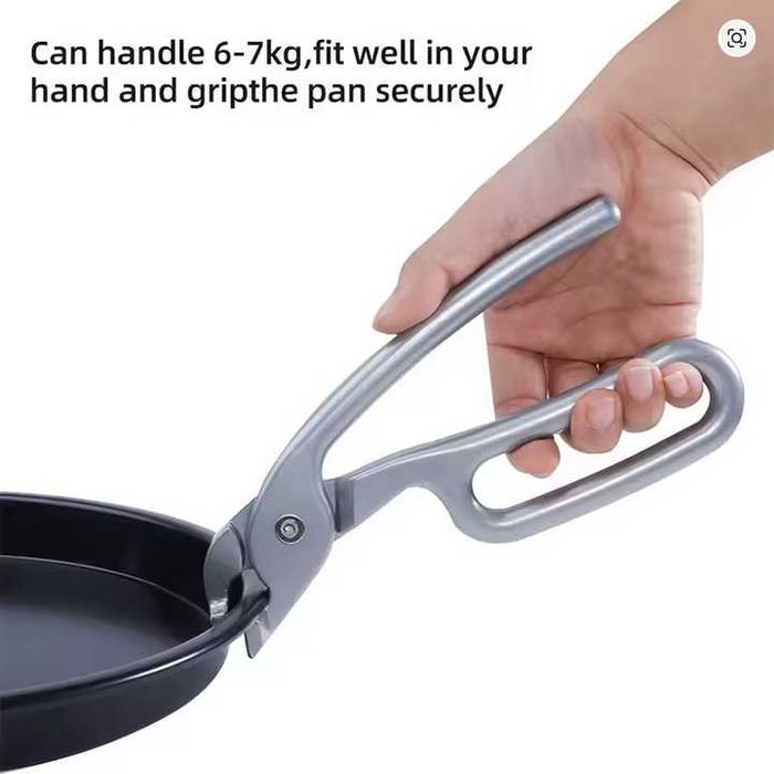 Pinça de Alumínio Fundido Antiderrapante – Para Assadeiras e Tigelas