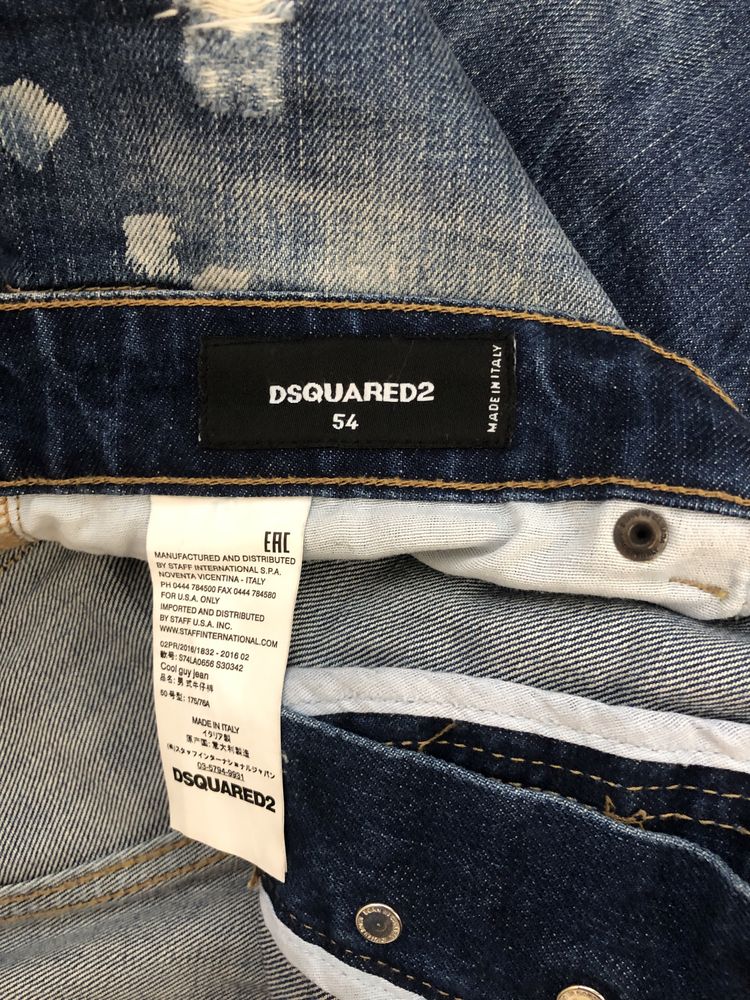 Джинси “ DSQUARED2” 54 розмір