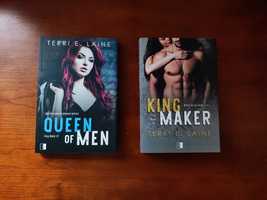 Dwie książki Queen of men i King Maker Tierrie E. Laine
