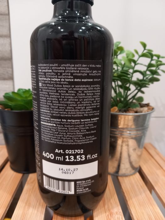 Żel pod prysznic drzewo SPA MOOD sandałowe