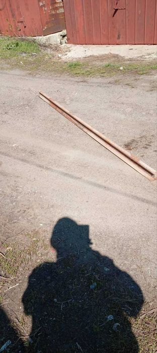 рейка сталева вузькоколійна, довжина 2.7м. профіль-висота 80,5 мм