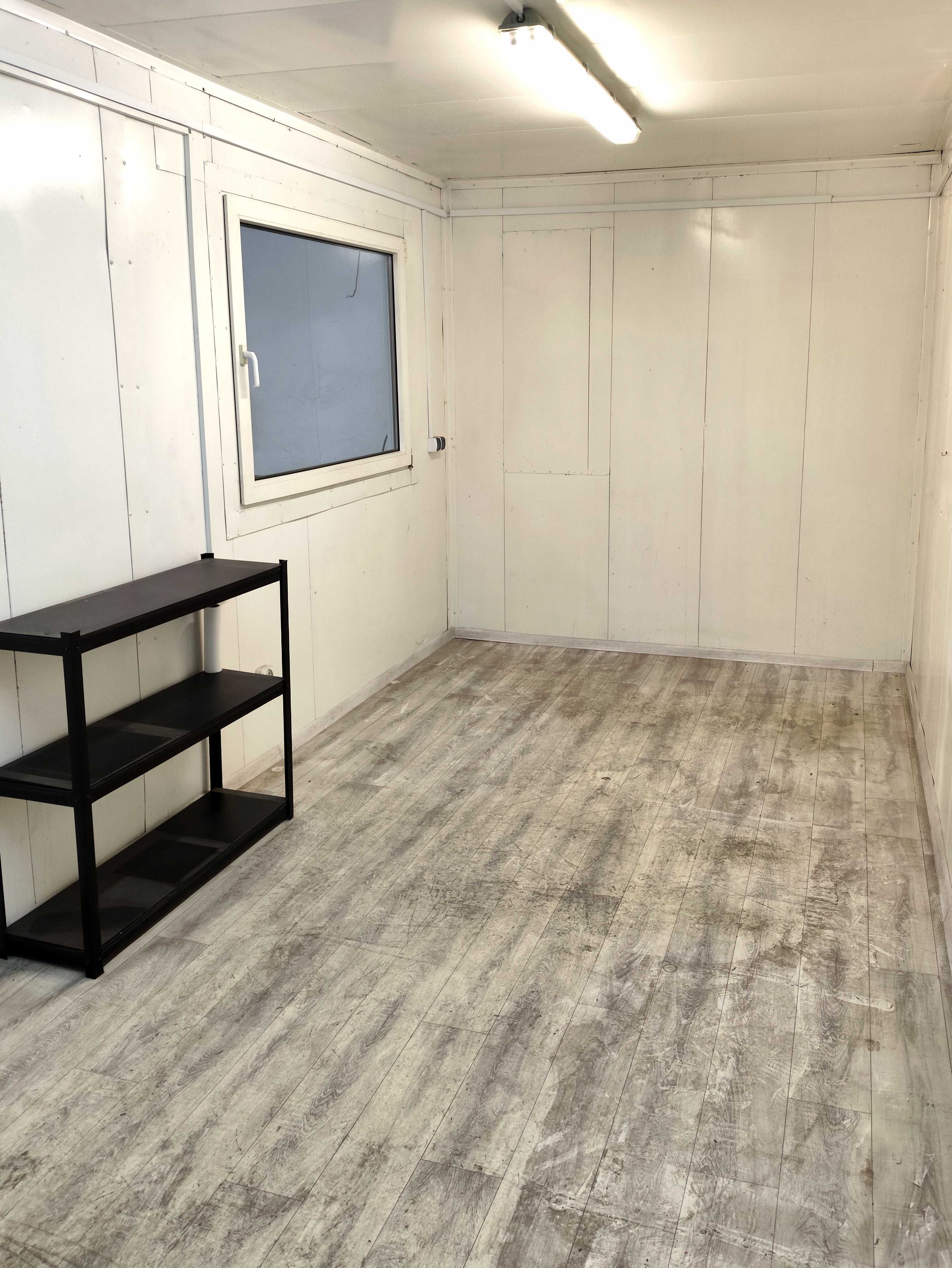 Kontener biurowy pojedynczy z klimatyzacją 6 m x 2,5 m