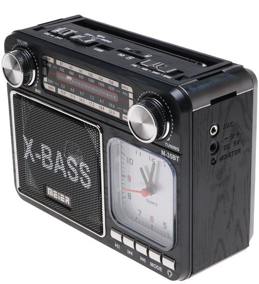 Mk-135 Przenośne Radio Odbiornik Fm Mp3 Odtwarzacz Muzyki Z Latarką