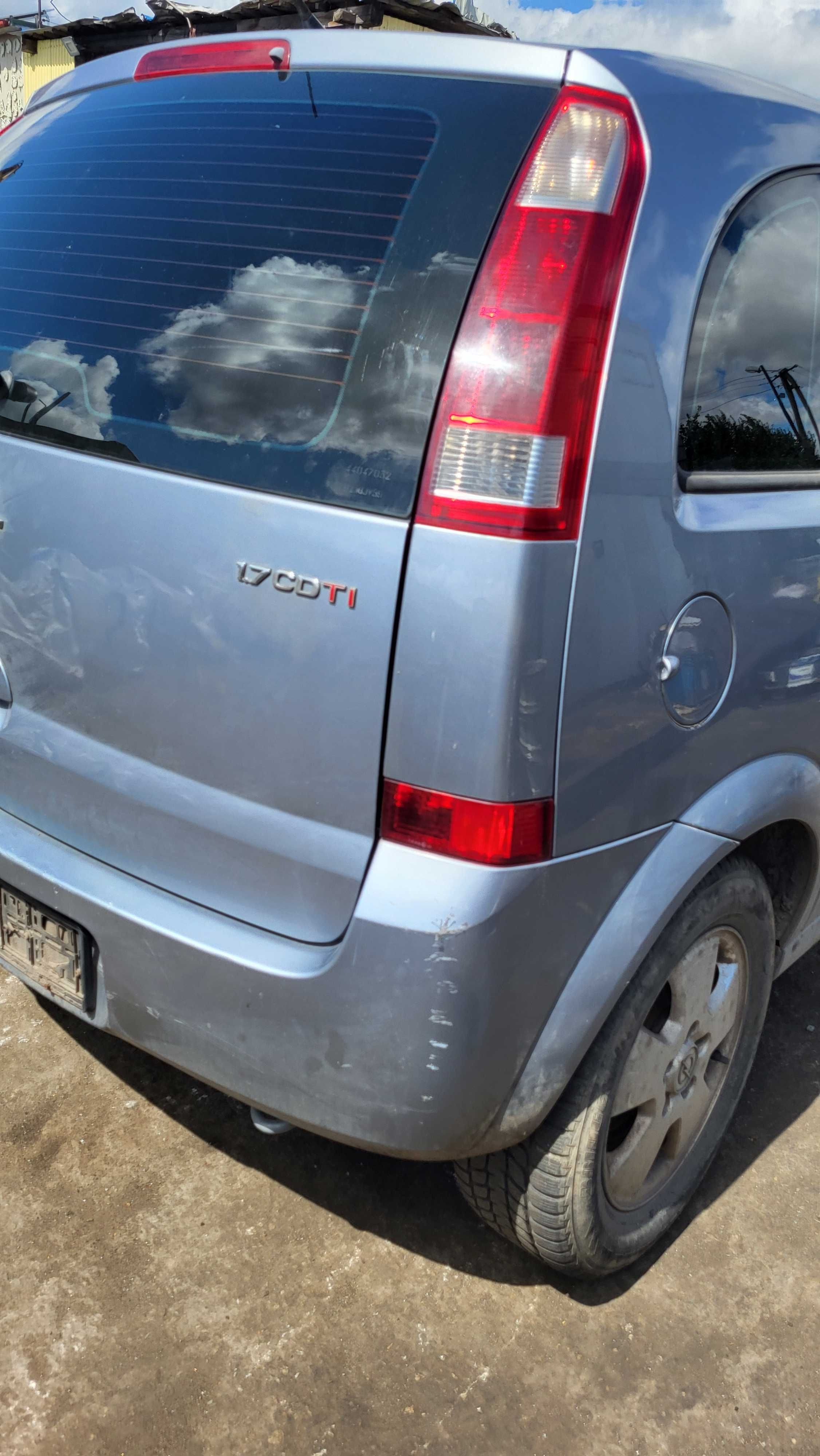 OPEL MERIVA A 2003r. 1,7 cała na części