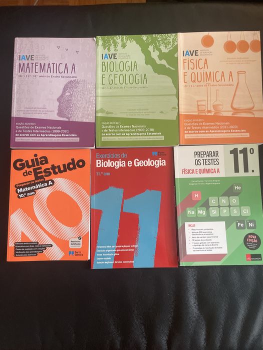 Livros de estudo de ciencias e tecnologias secudario