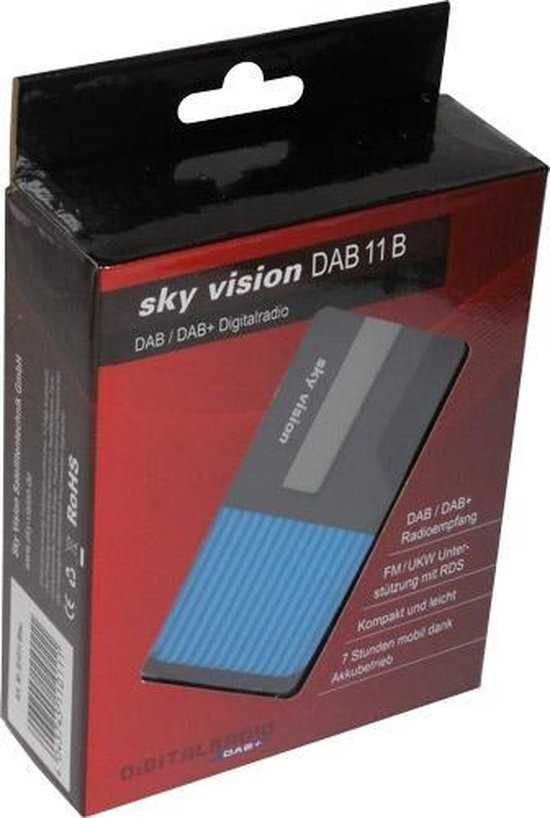 Sky Vision DAB 11B DAB/DAB+ Digital Mini Radio