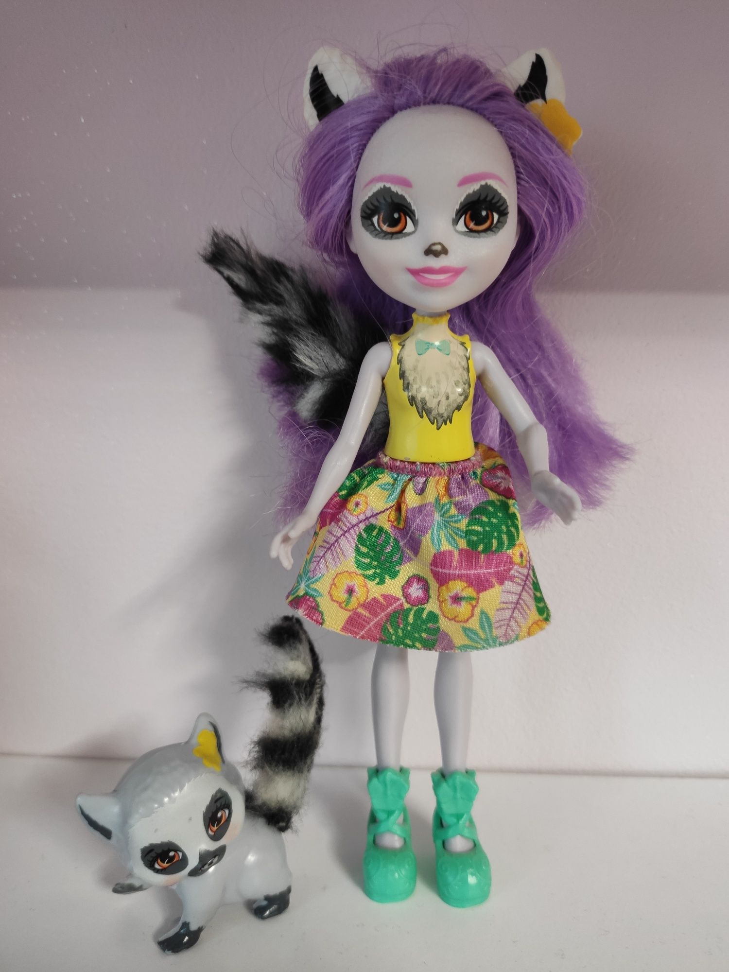 Lalki Enchantimals wilk, skunks, szop,lampart,królik