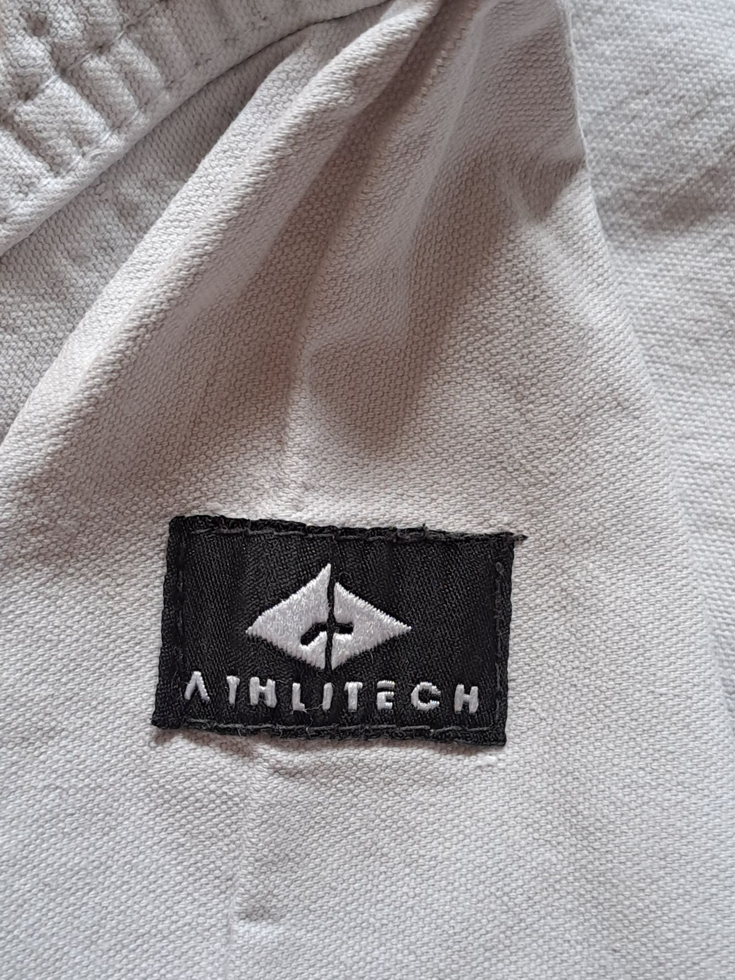 biale kimono karate athlitech zestaw spodnie i gora na 140