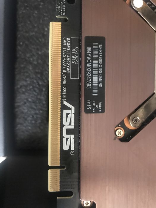 Відеокарта Asus TUF RTX 3080