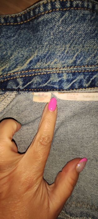 Kurtka jeansowa długa