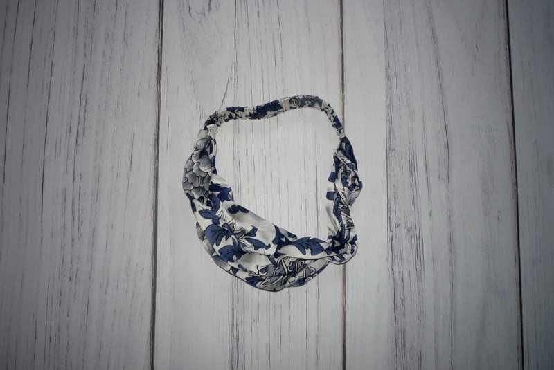 jedwabna opaska 100% silk scrunchy z gumką