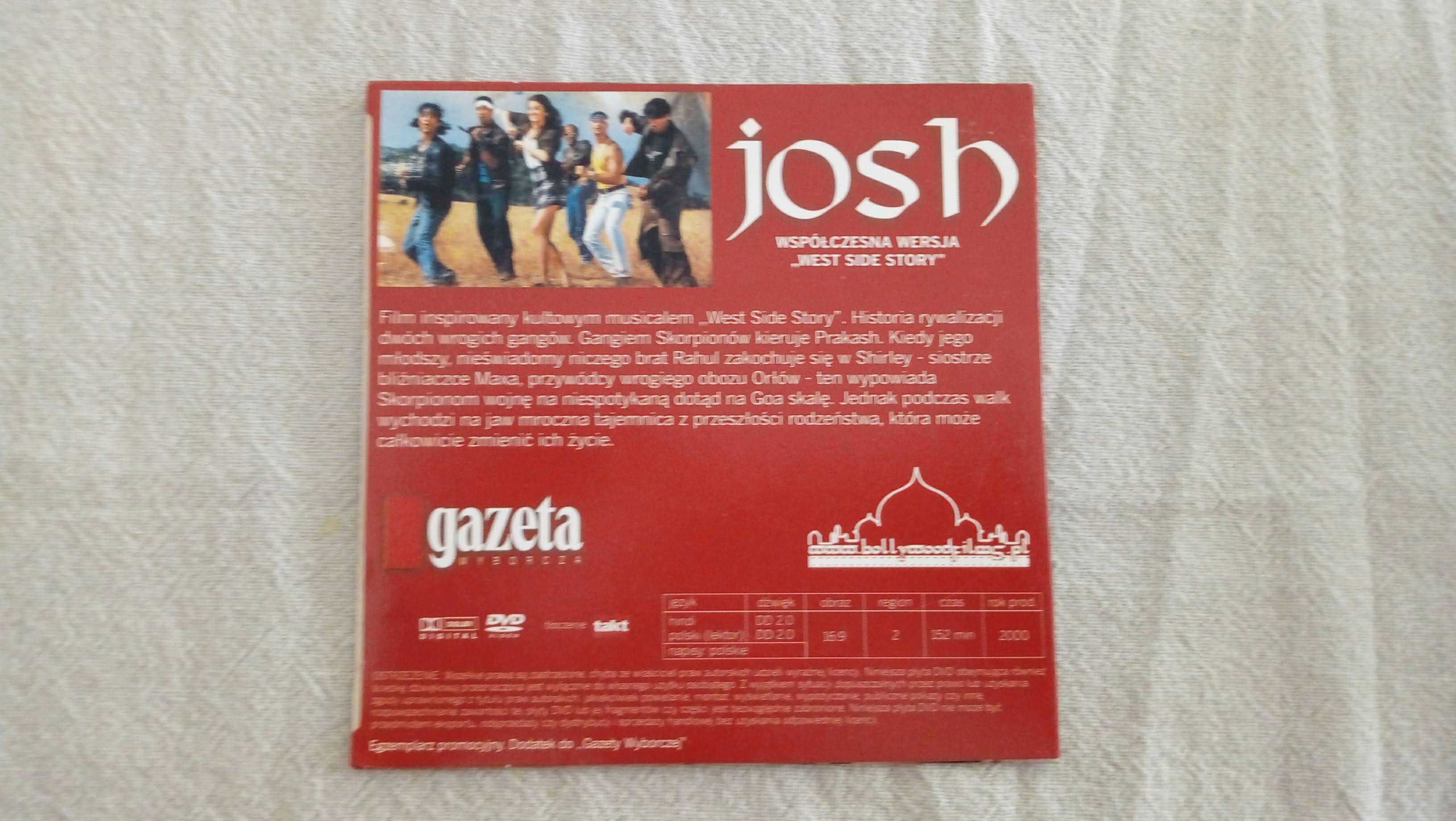 josh, płyta dvd, klasyka bollywood