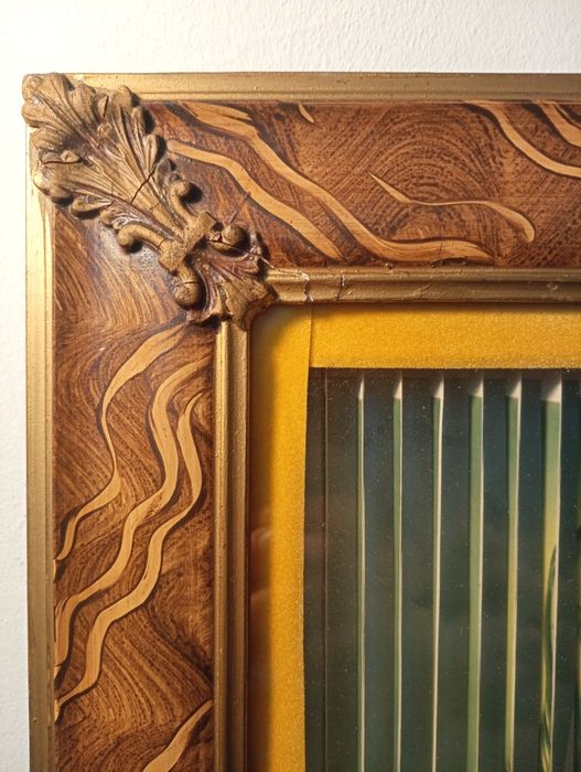 Quadro religioso - Arte lenticular - imagem 3D  Efeito 3 vistas religi