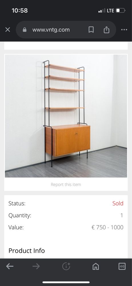 Regał duński Omnia Shelf System in Teak by Ernst Dieter Hilker 1960s