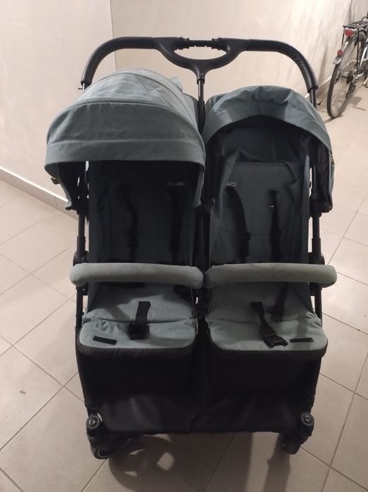 Wózek podwójny zielony