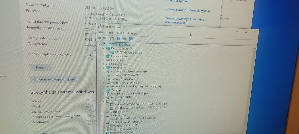 Komputer Stacjonarny  SSD 120gb