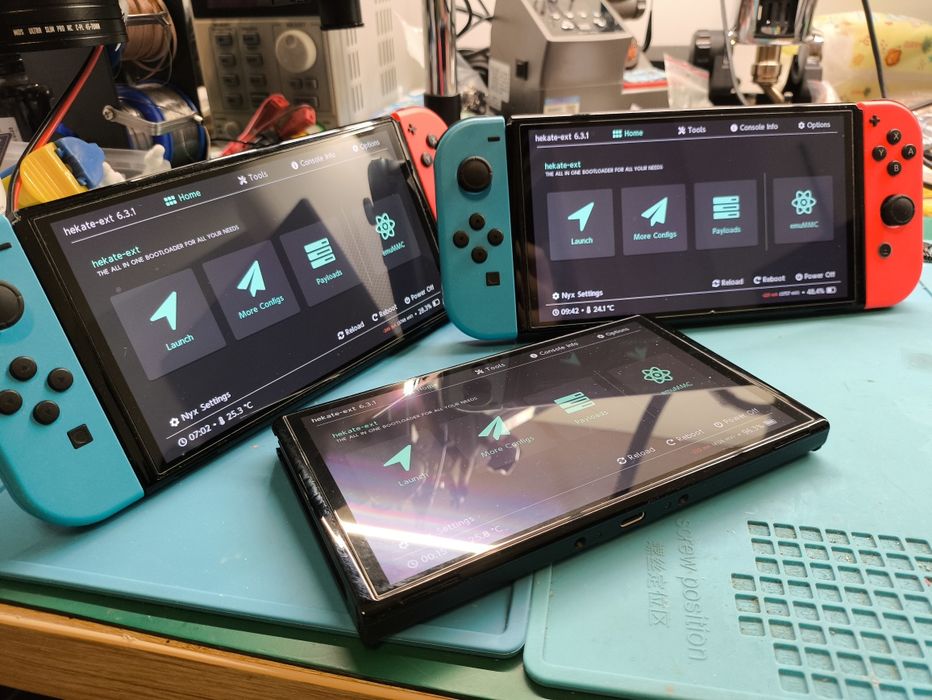 Modyfikacja przeróbka do Nintendo switch OLED chip picofly