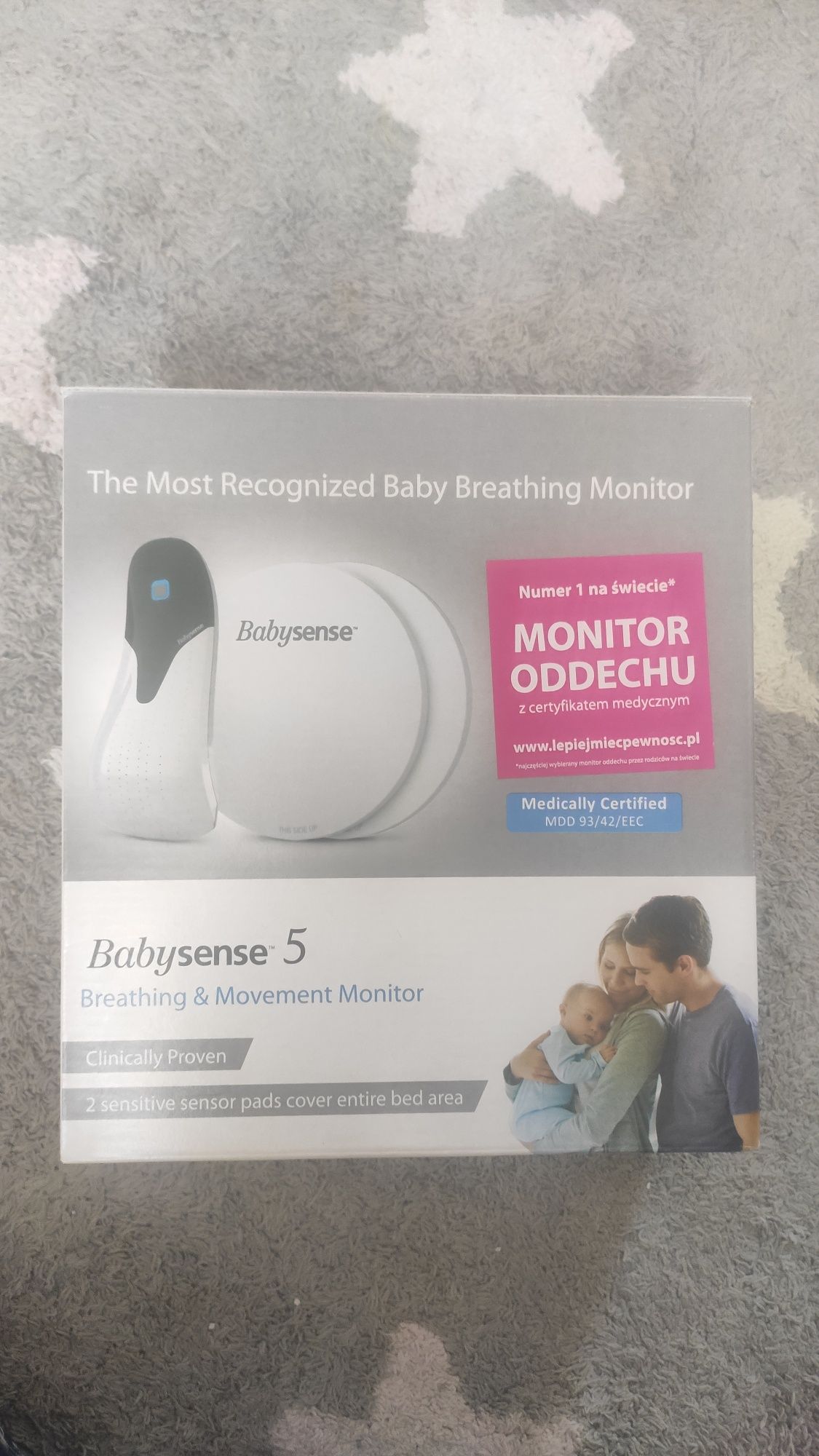 Monitor ruchu i oddechu Babysense 5