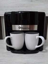 Надійна кавоварка нова на 2 чашки кофеварка натуральна кава