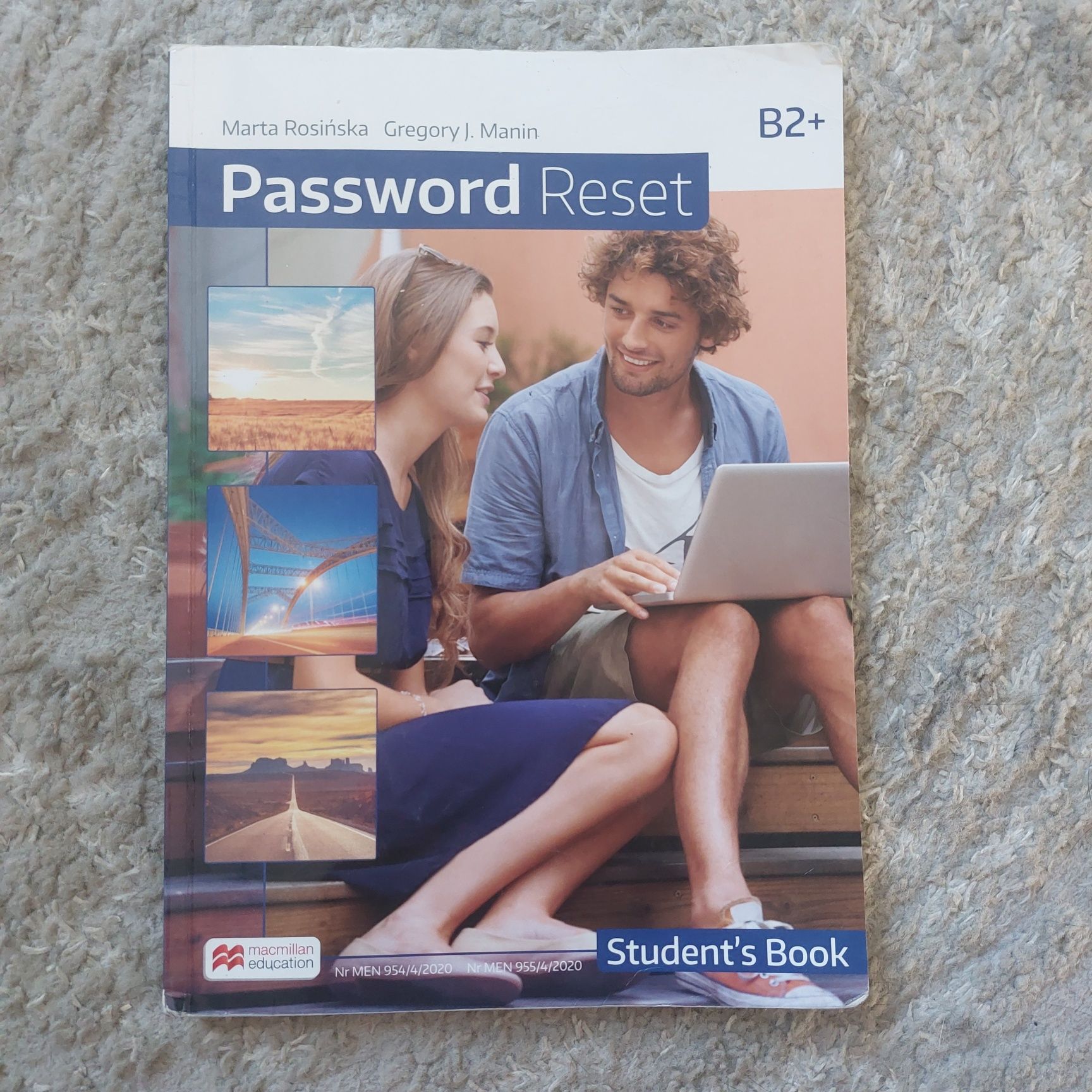 password reset b2+ podręcznik