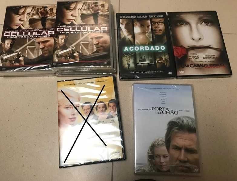 Filmes em DVD - Novos e embalados